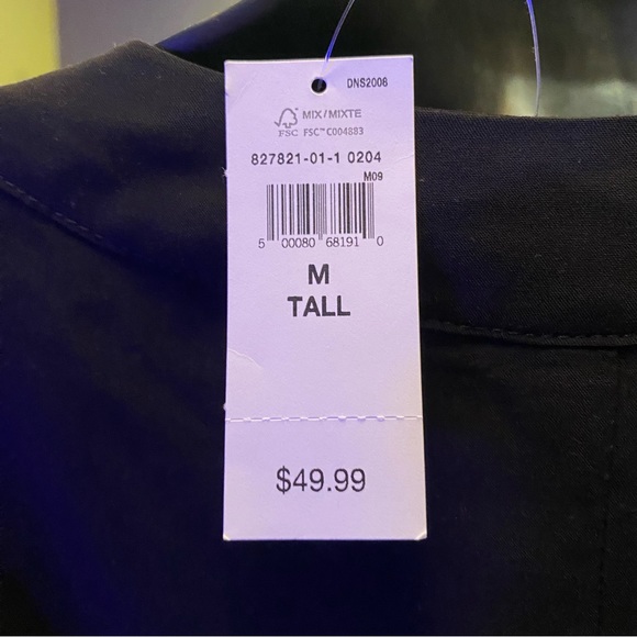 🆕Gap Womens Solid Color Casual Short Sleeve V Neck Dress Loose Fit Summer - Picture 7 of 8